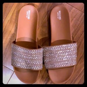 Sparkly slides size 10